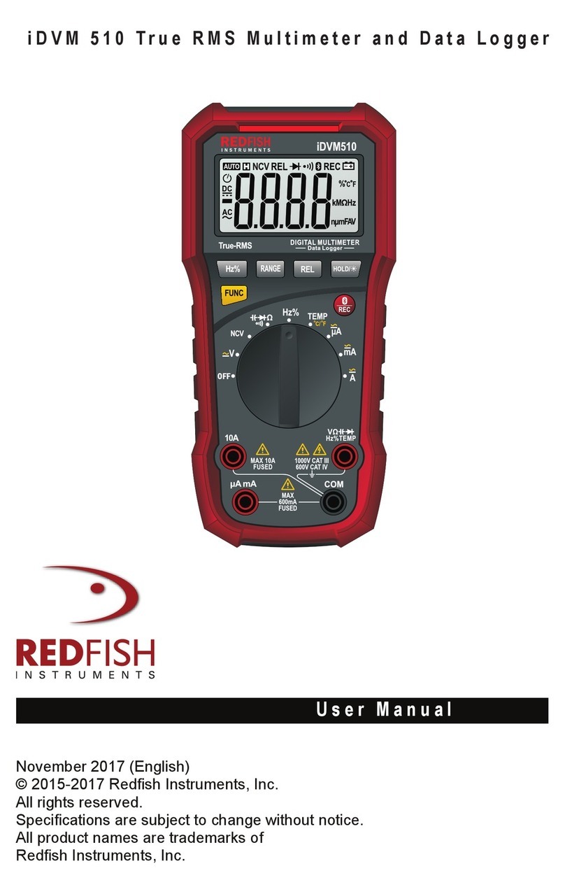 Redfish iDVM 510 user manual