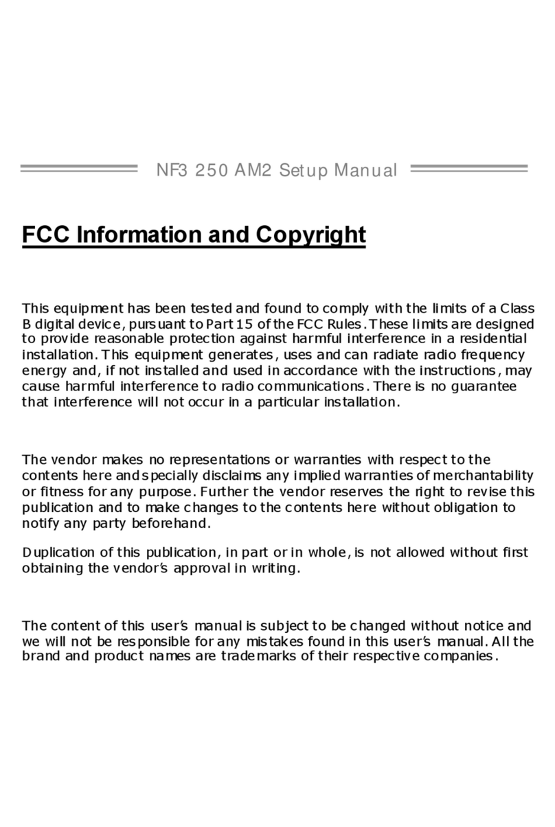 Biostar NF3 250 AM2 User guide
