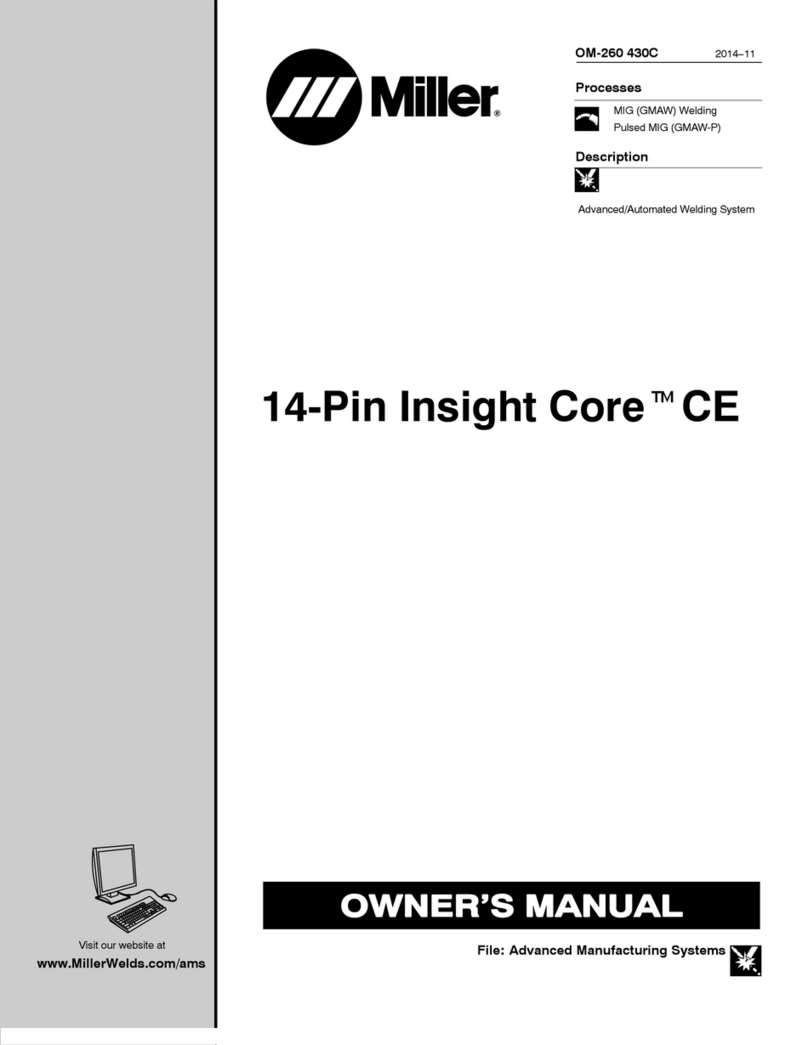 Miller 14-Pin Insight Core CE User manual
