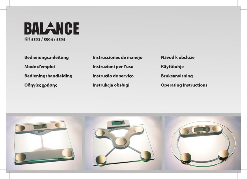 Balance KH 5503 User manual