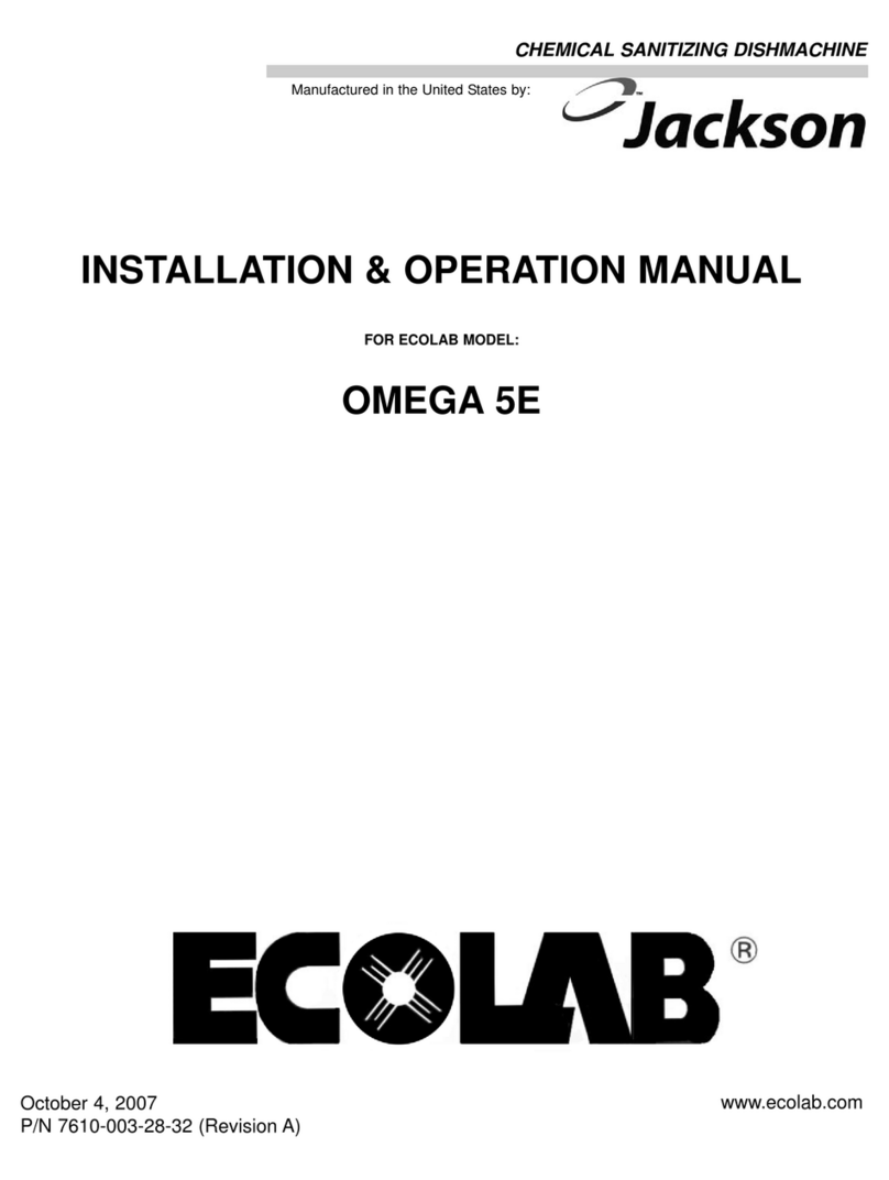 Ecolab OMEGA 5E User manual