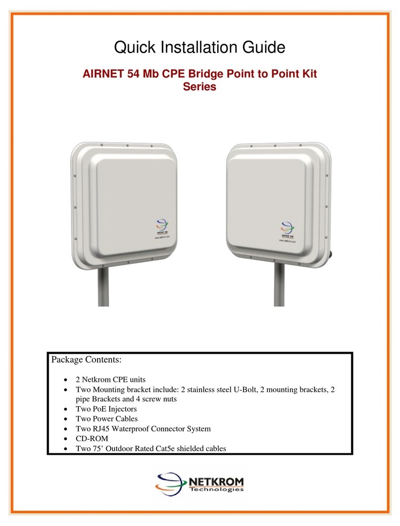 Netkrom AIR-PT900L Quick installation guide