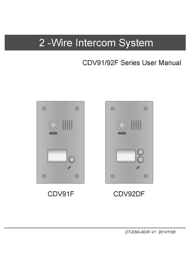 CDVI CDV91F user manual