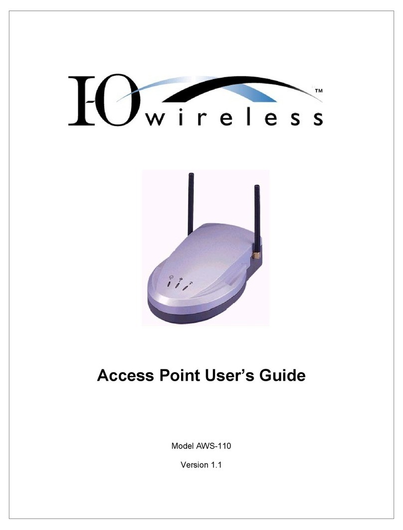 I-O Wireless AWS-110 user guide I-O Wireless AWS-110 user guide