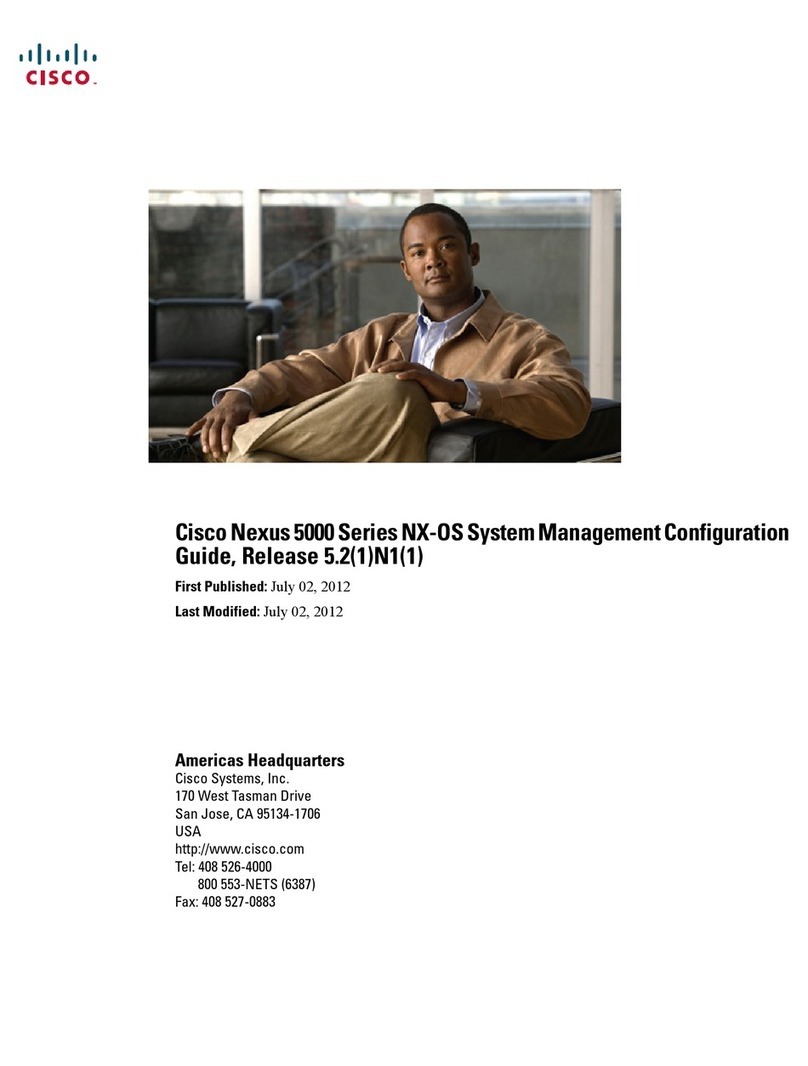Cisco Nexus 5000 Series User manual