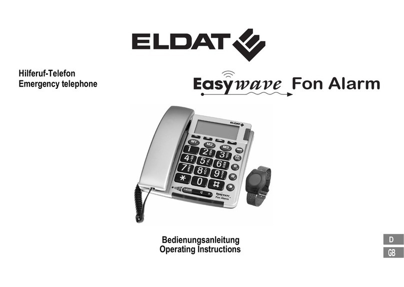 Eldat Easywave Fon Alarm User manual