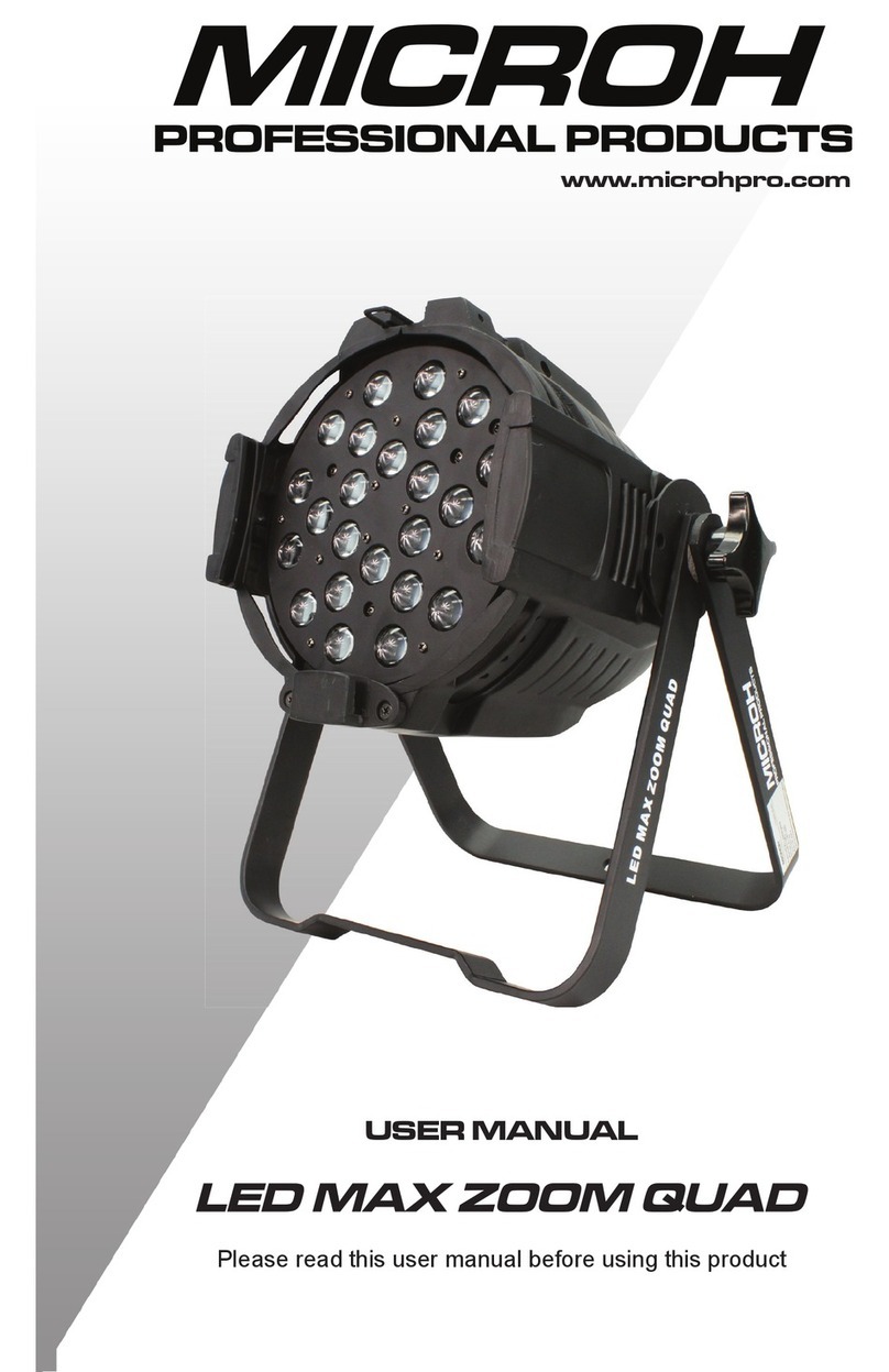 Microh LED MAX ZOOM QUAD user manual