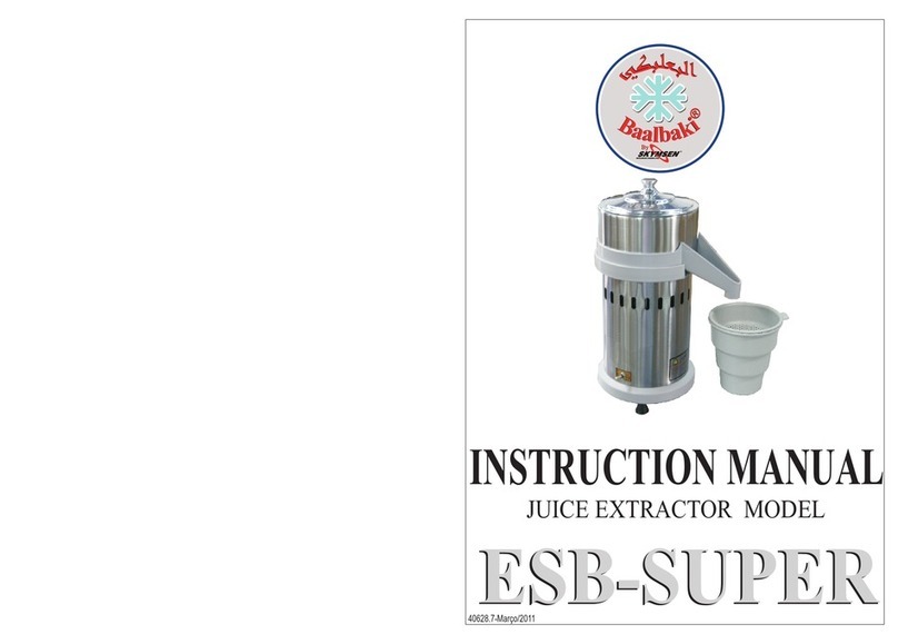 baalbaki ESB-SUPER instruction manual