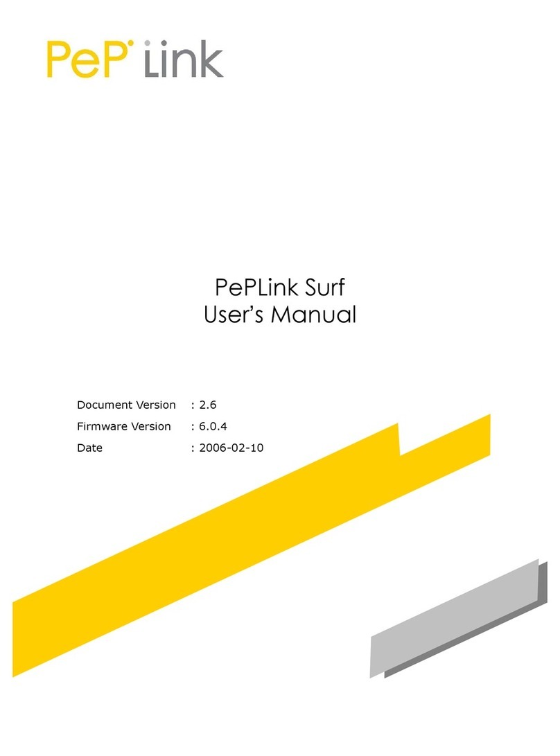 peplink PePLink Surf user manual