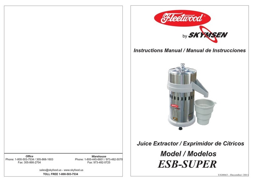 Fleetwood ESB-SUPER instruction manual