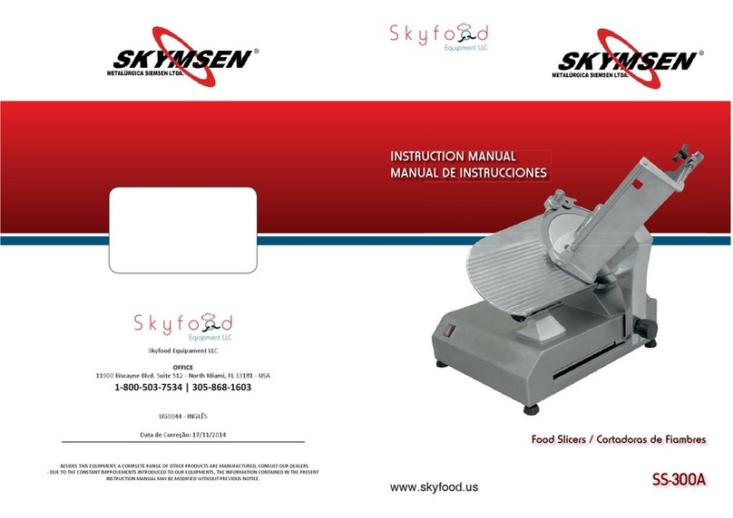 Skyfood Skymsen SS-300A instruction manual