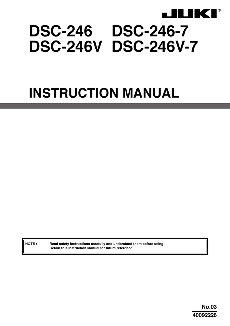 JUKI DSC-246 instruction manual