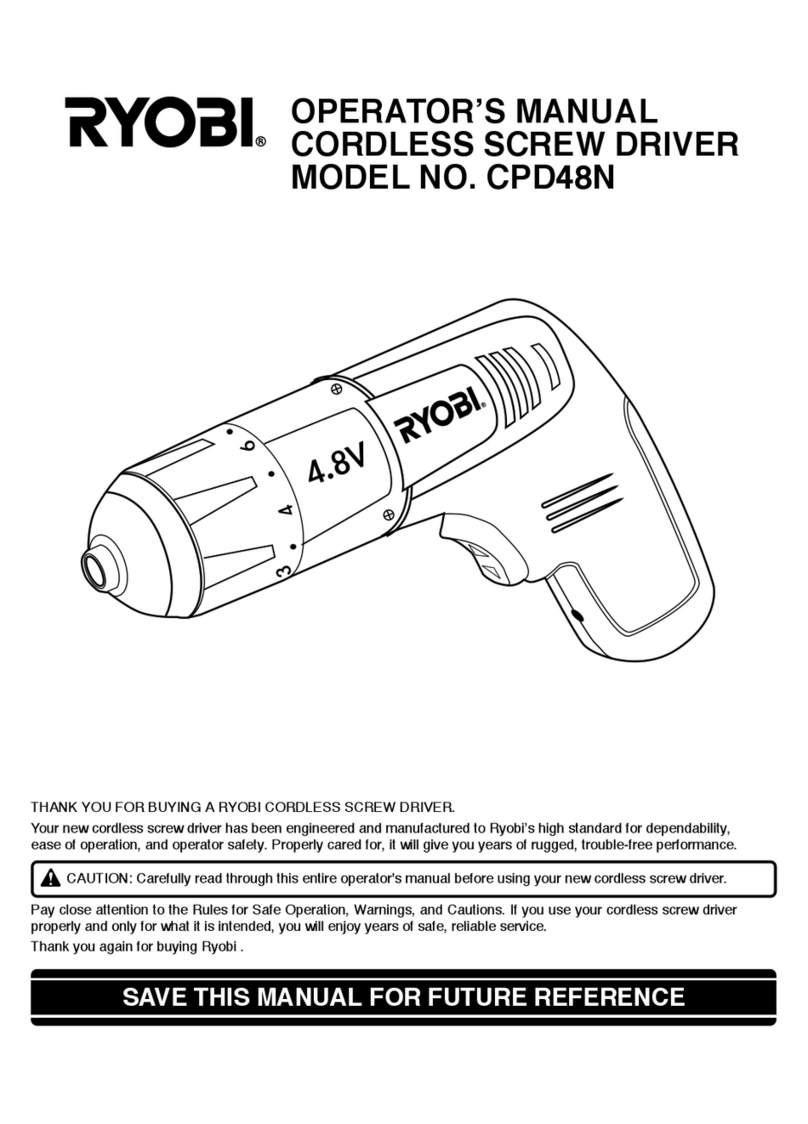 Ryobi CPD48N Operator's manual