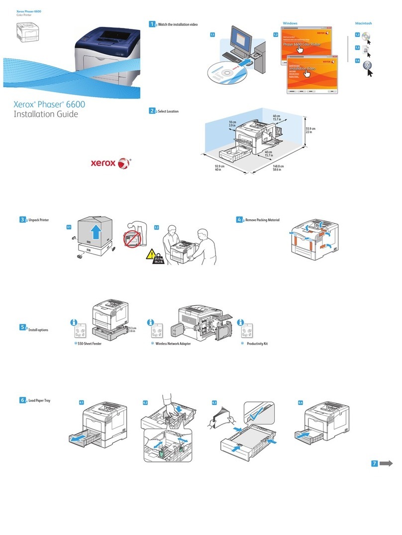 Xerox Xerox Phaser 6600 User manual