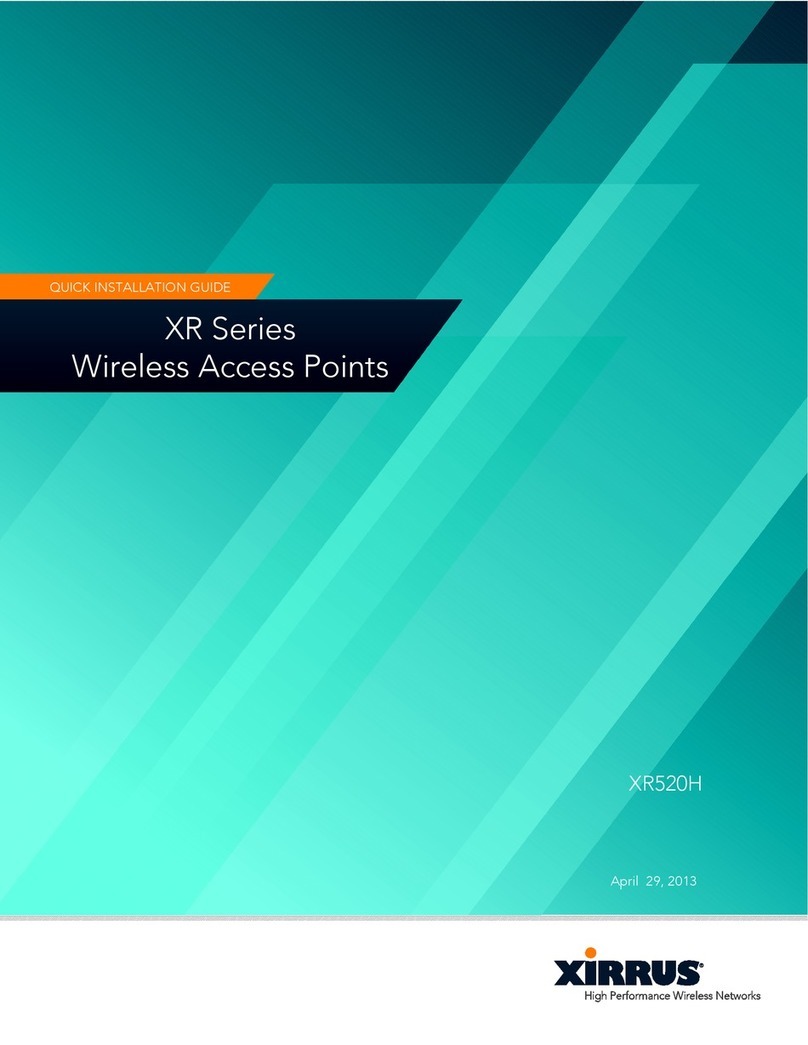 Xirrus XR-520H Quick installation guide