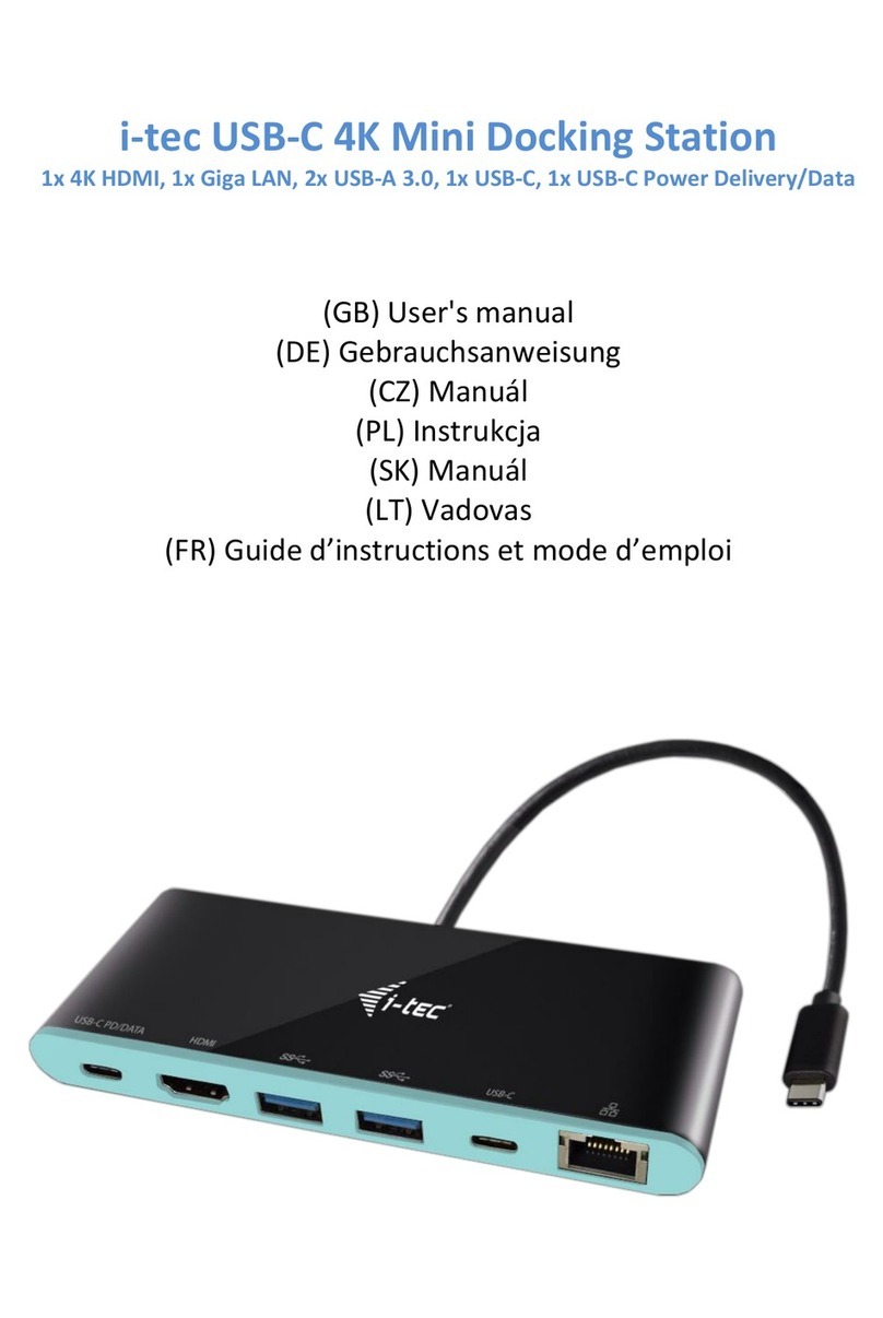 Itec C31MINIDOCK4KPD User manual