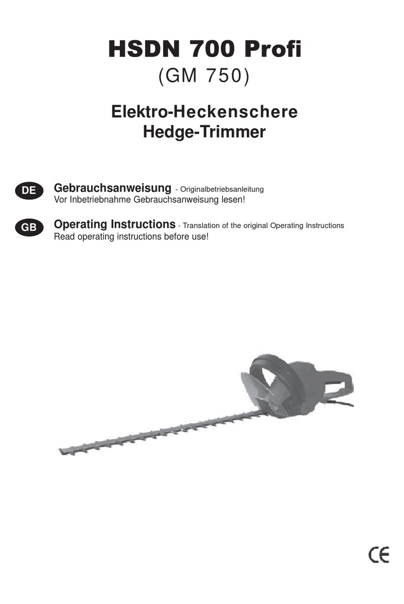 Mogatec HSDN 700 Profi operating instructions