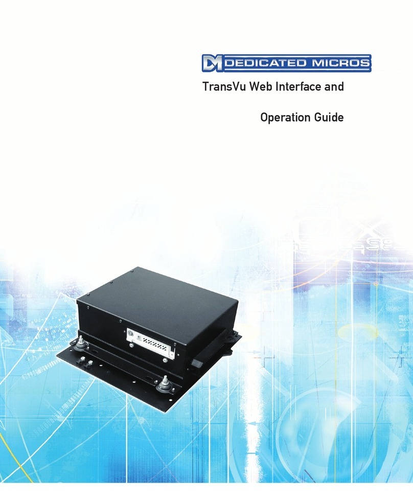 Dedicated Micros TransVu User manual