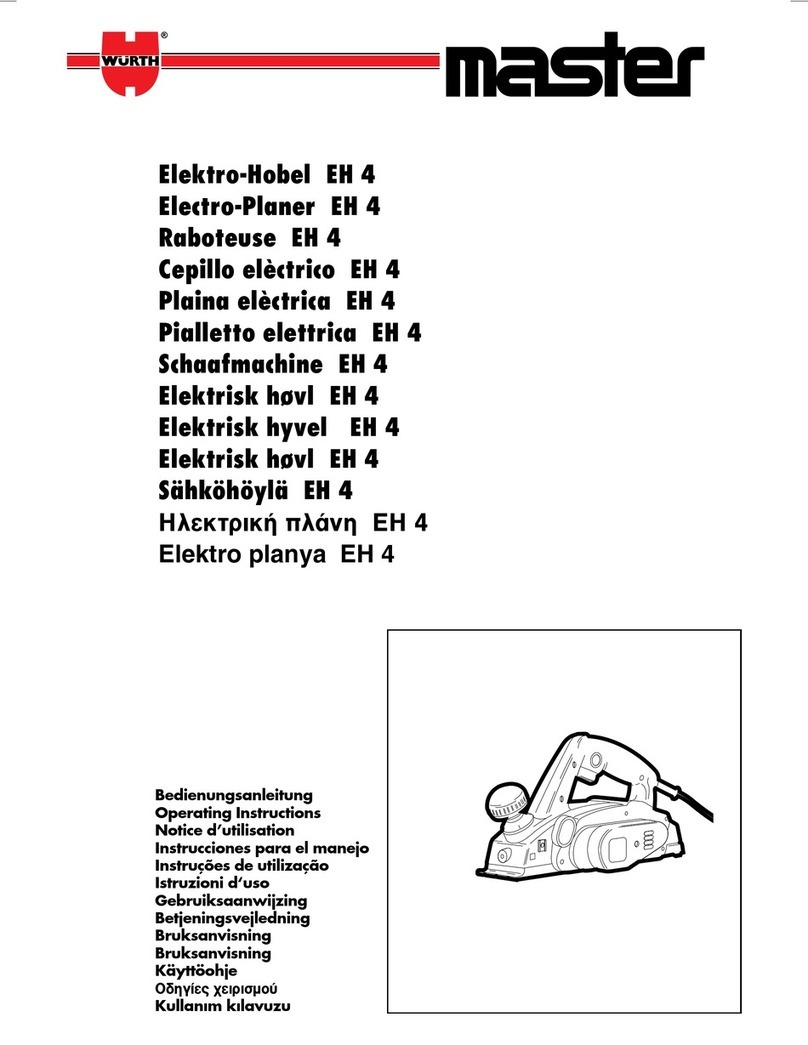 wurth Master EH 4 operating instructions