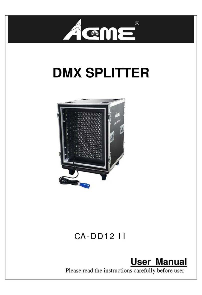ACME CA-DD12 II User manual ACME CA-DD12 II User manual