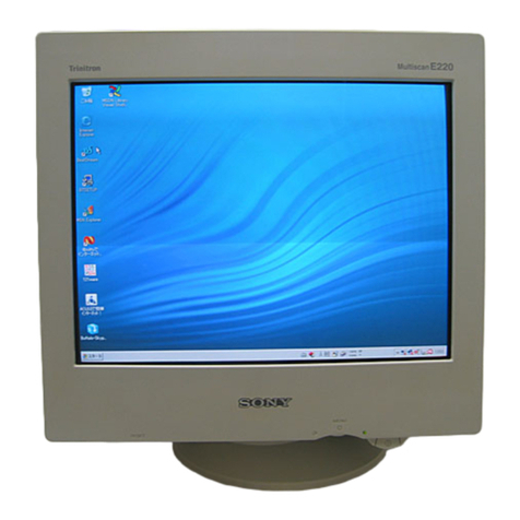 Sony Trinitron CPD-E220 Service manual
