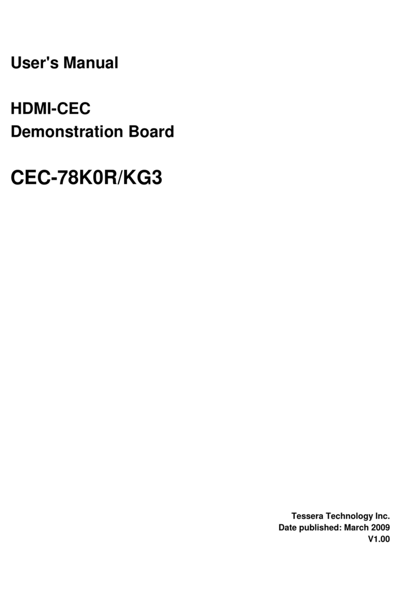 TESSERA CEC-78K0R/KG3 user manual