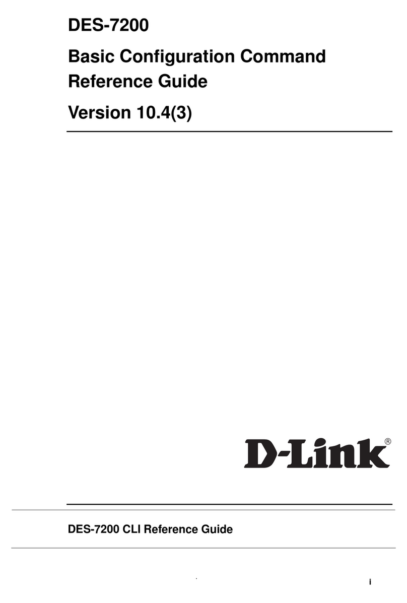 D-Link DES-7200 Instruction Manual