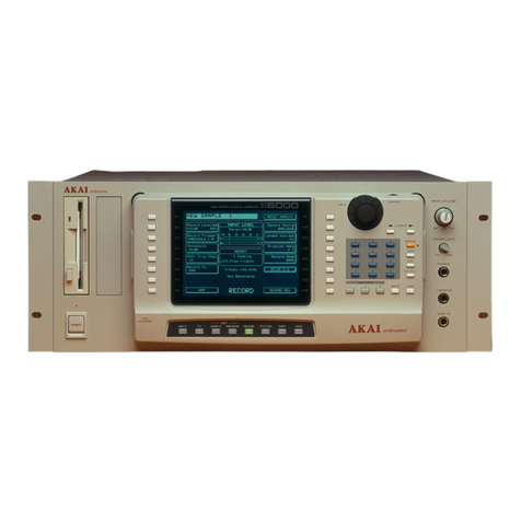 Akai S5000 User manual