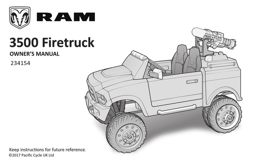 PACIFIC CYCLE RAM 3500 Firetruck owner's manual PACIFIC CYCLE RAM 3500 Firetruck owner's manual
