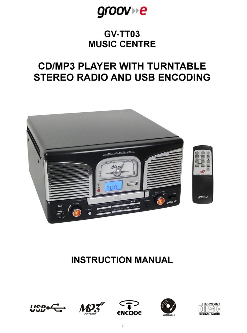 Groov-e GV-TT03 instruction manual