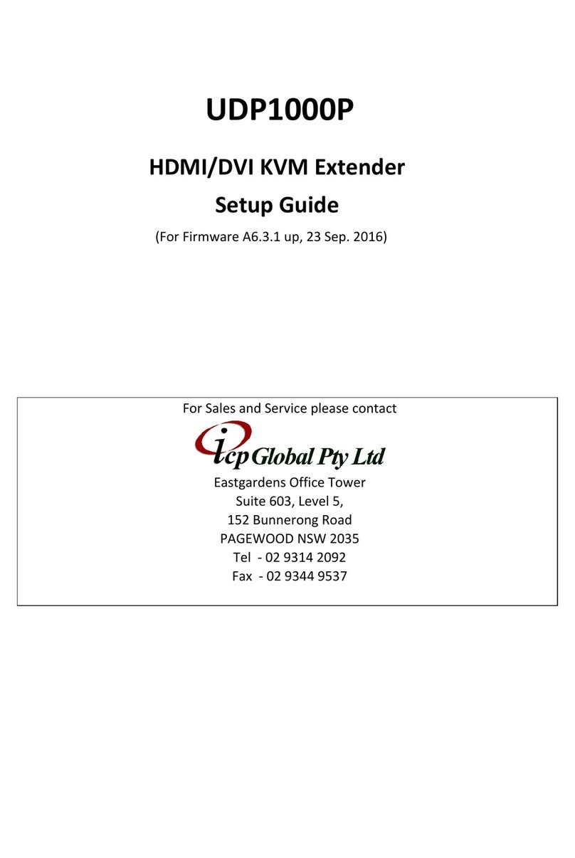 ICP Global Pty UDP1000P User manual