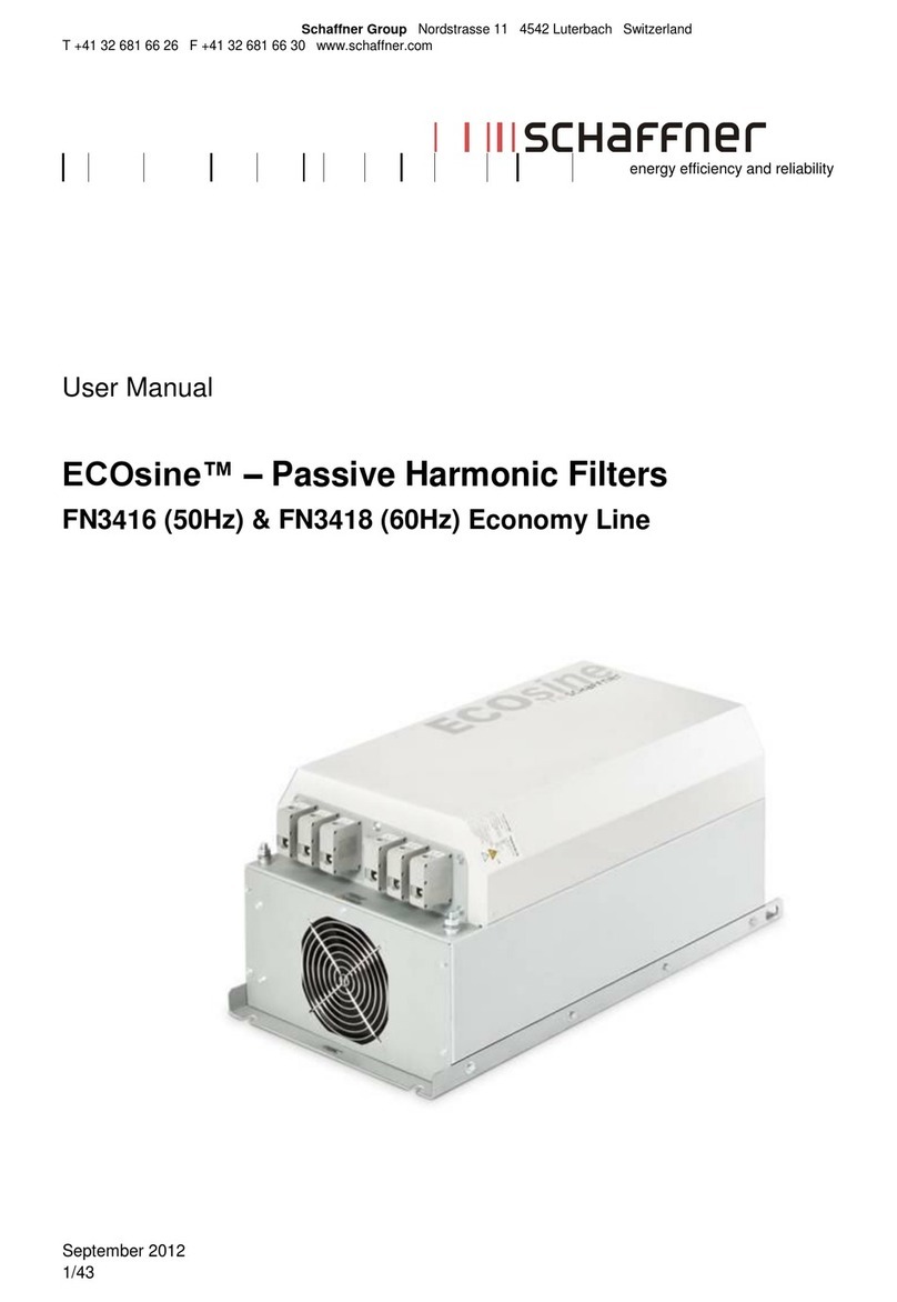 Schaffner ECOsine FN3416 User manual