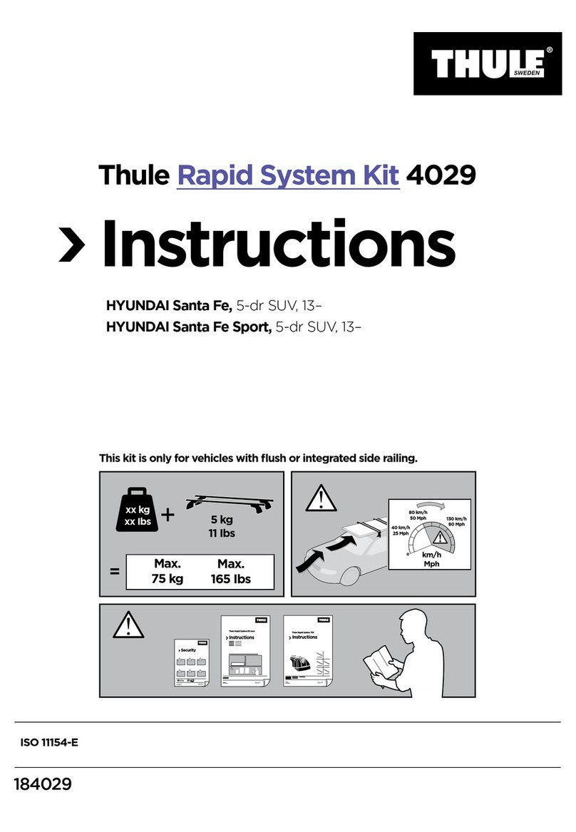 Thule 4029 User manual