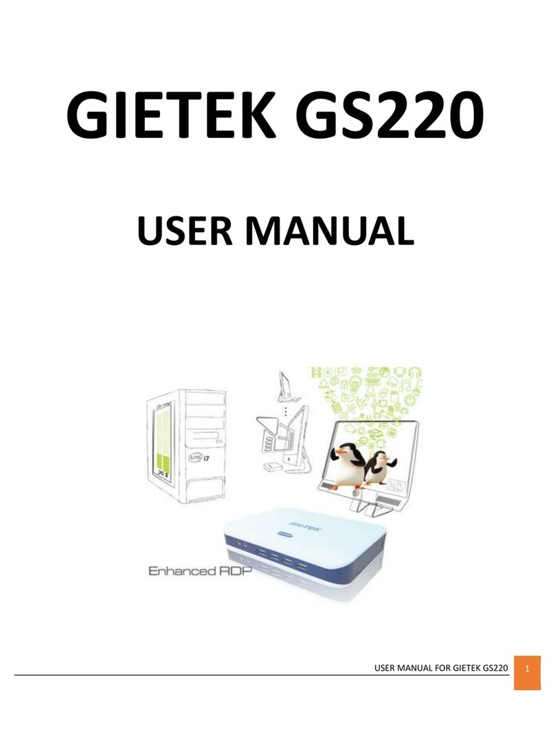 GIETEK GS220 User manual