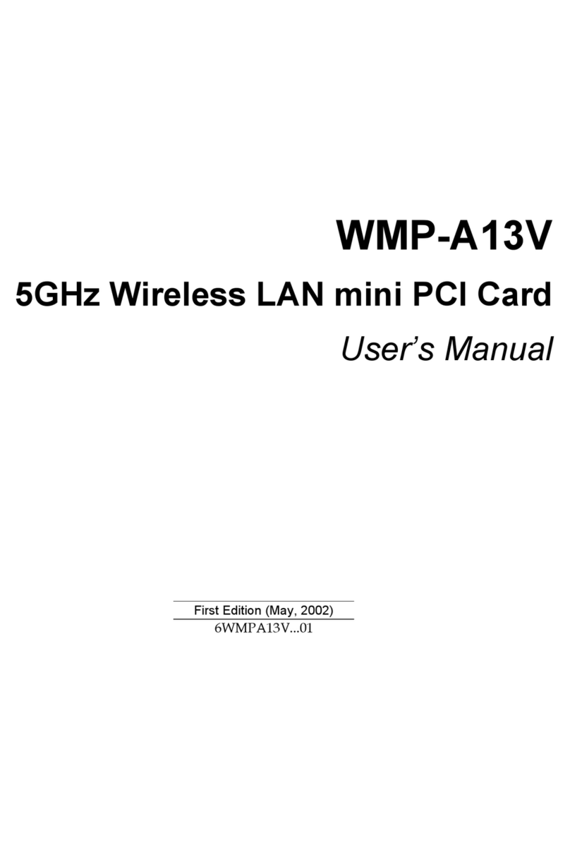 Alpha Networks WMP-A13V User manual