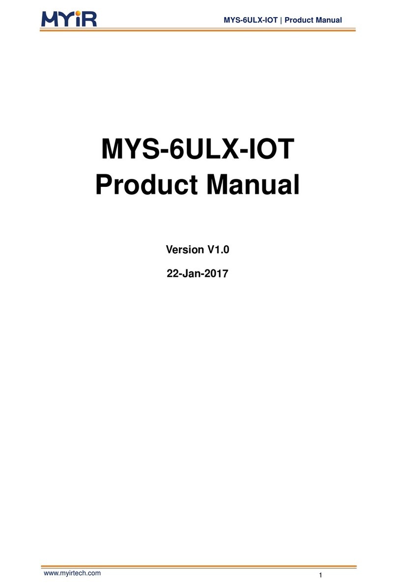 MYiR MYS-6ULX-IOT product manual