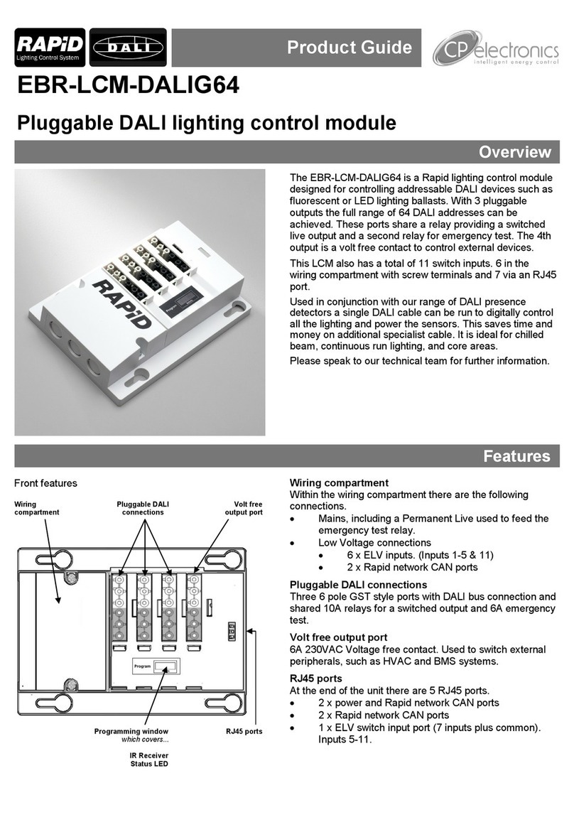 Rapid EBR-LCM-DALIG64 User manual