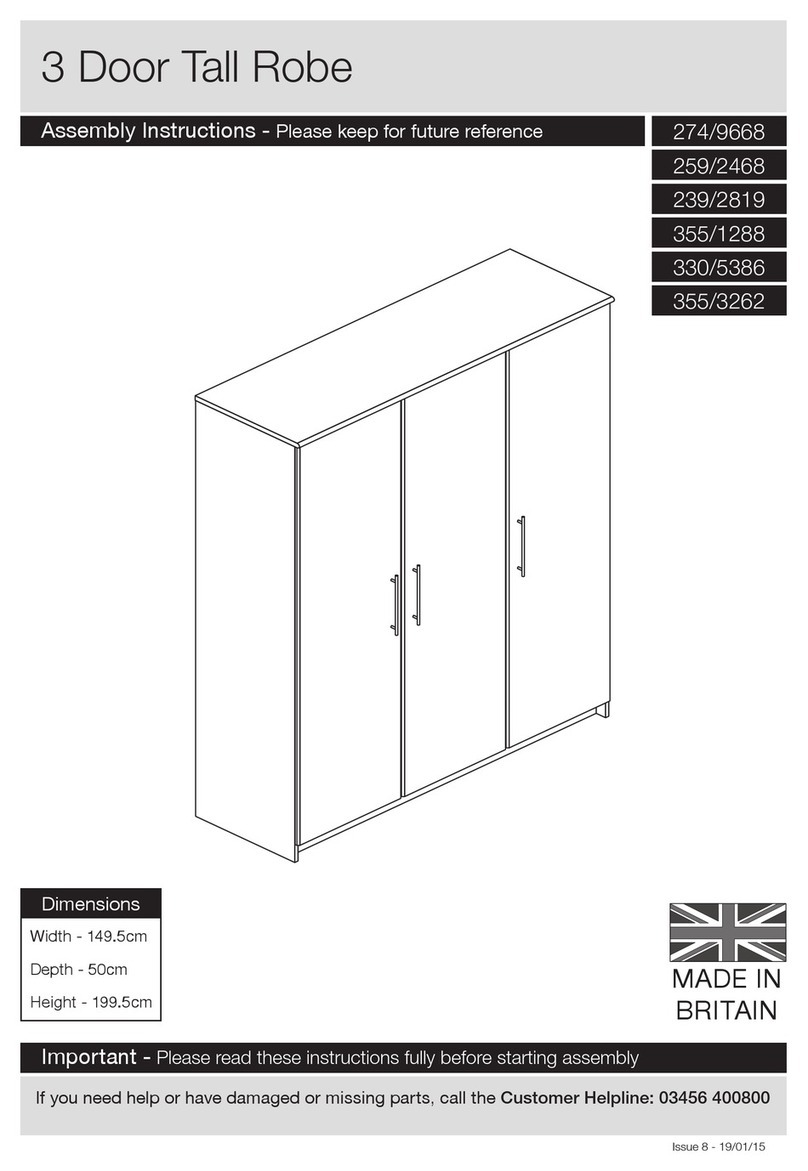 Argos 274/9668 Assembly instructions