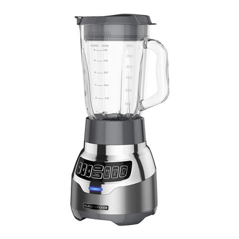 BLACK DECKER BL1300DG-P use and care manual