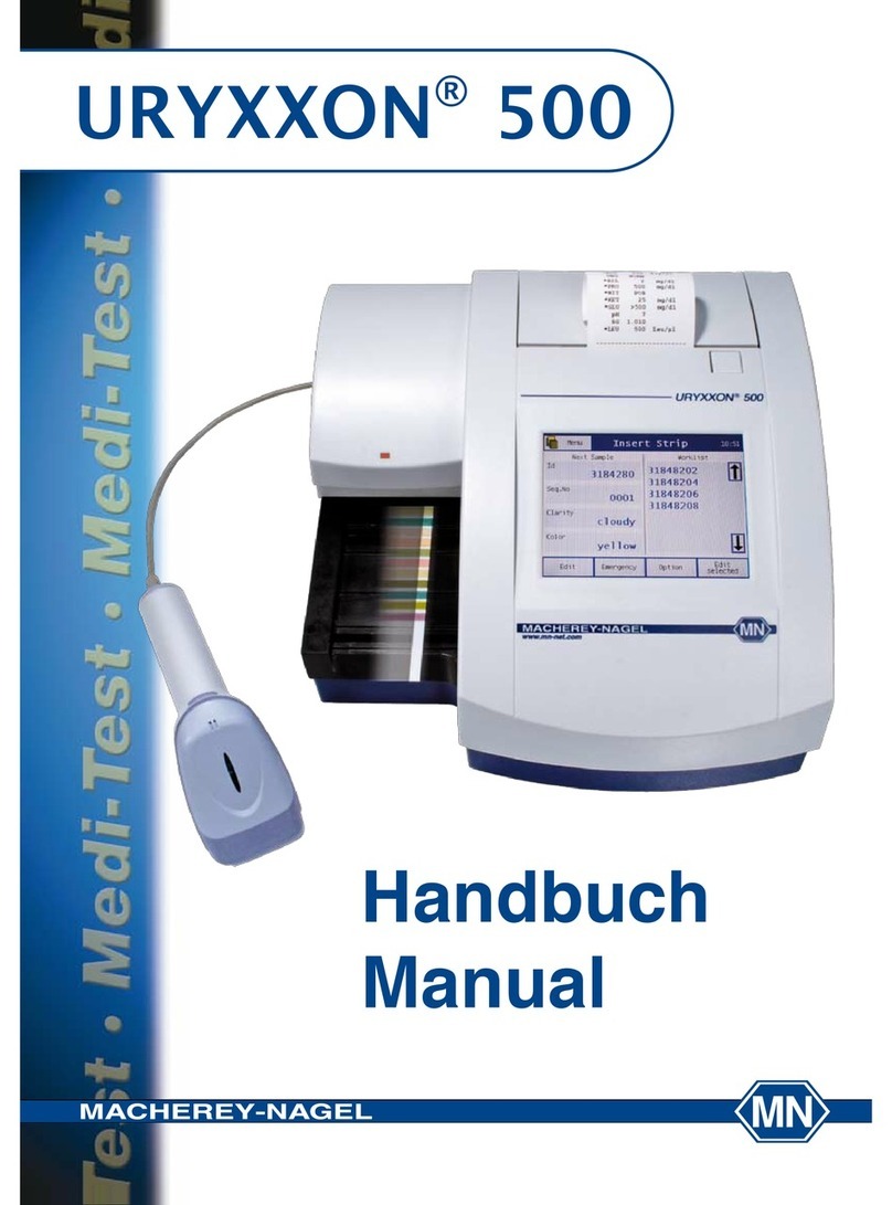 Macherey-Nagel URYXXON 500 manual