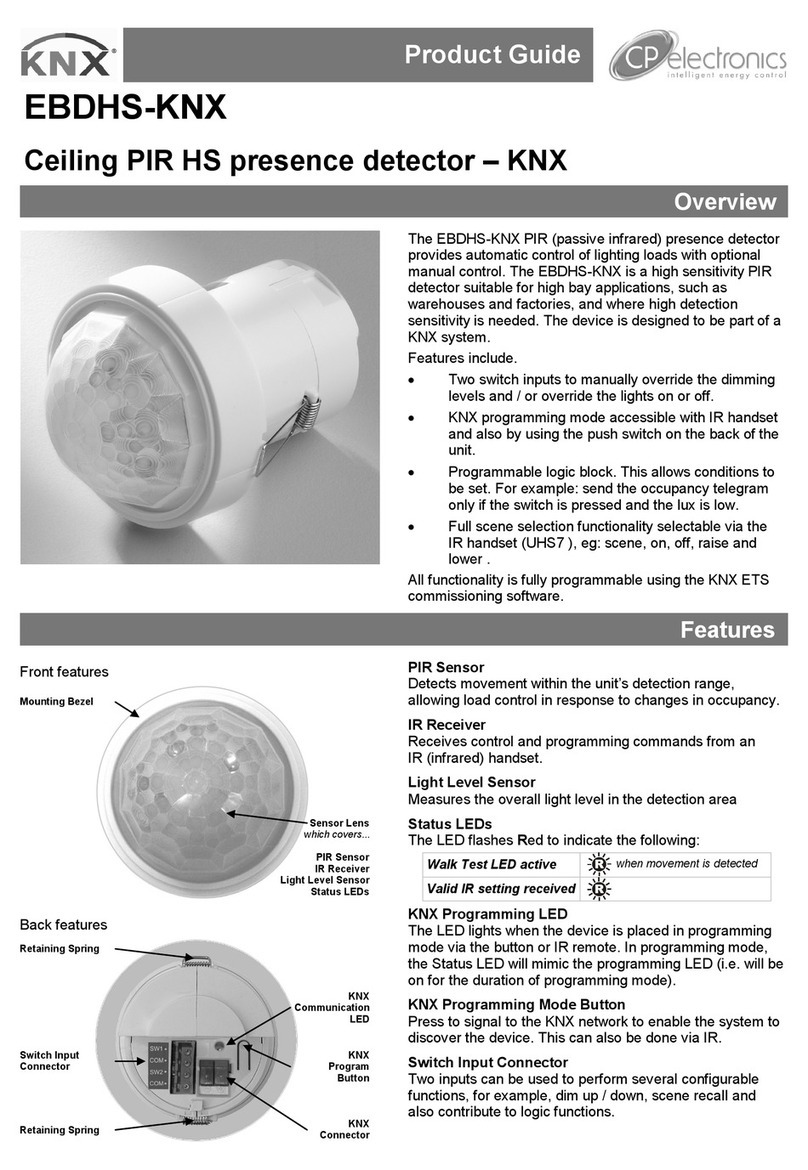 C.P. Electronics EBDHS-KNX User manual