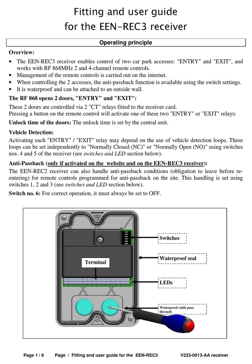 Intratone EEN-REC3 User manual