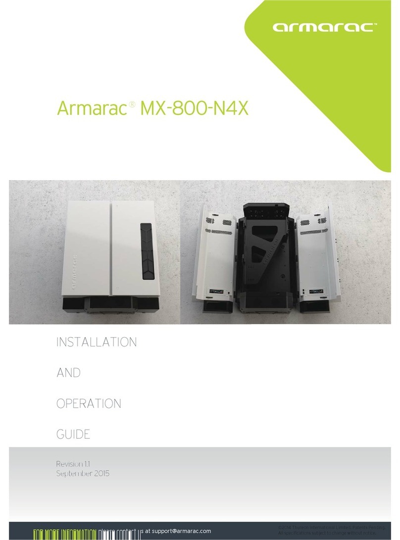 Armarac Armarac MX-800-N4X Operating instructions