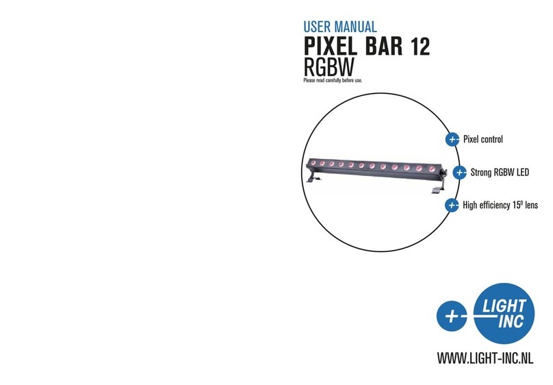LIGHTINC PIXEL-BAR 12 RGBW User manual