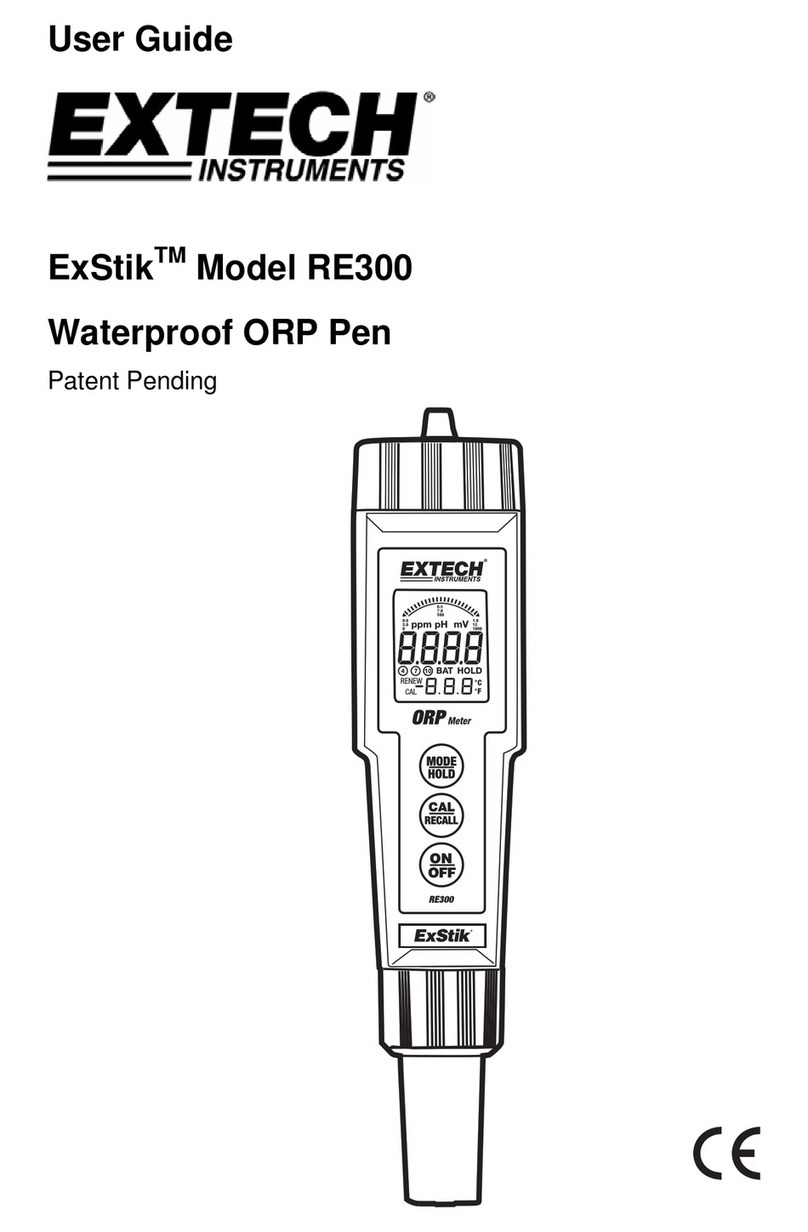 Extech Instruments ExStik RE300 User manual