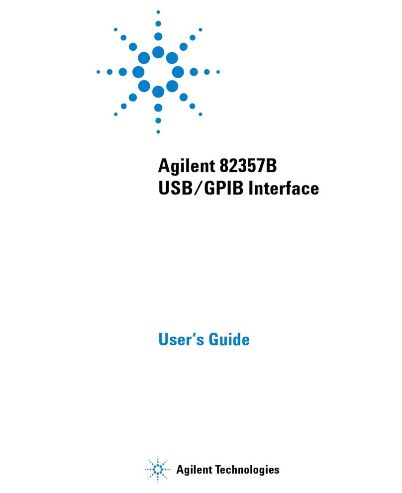 Agilent Technologies 82357B User manual