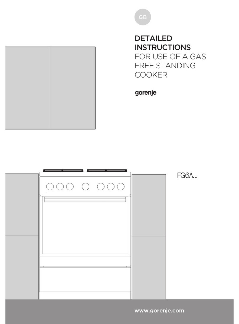 Gorenje FG6A Series Operating and maintenance manual