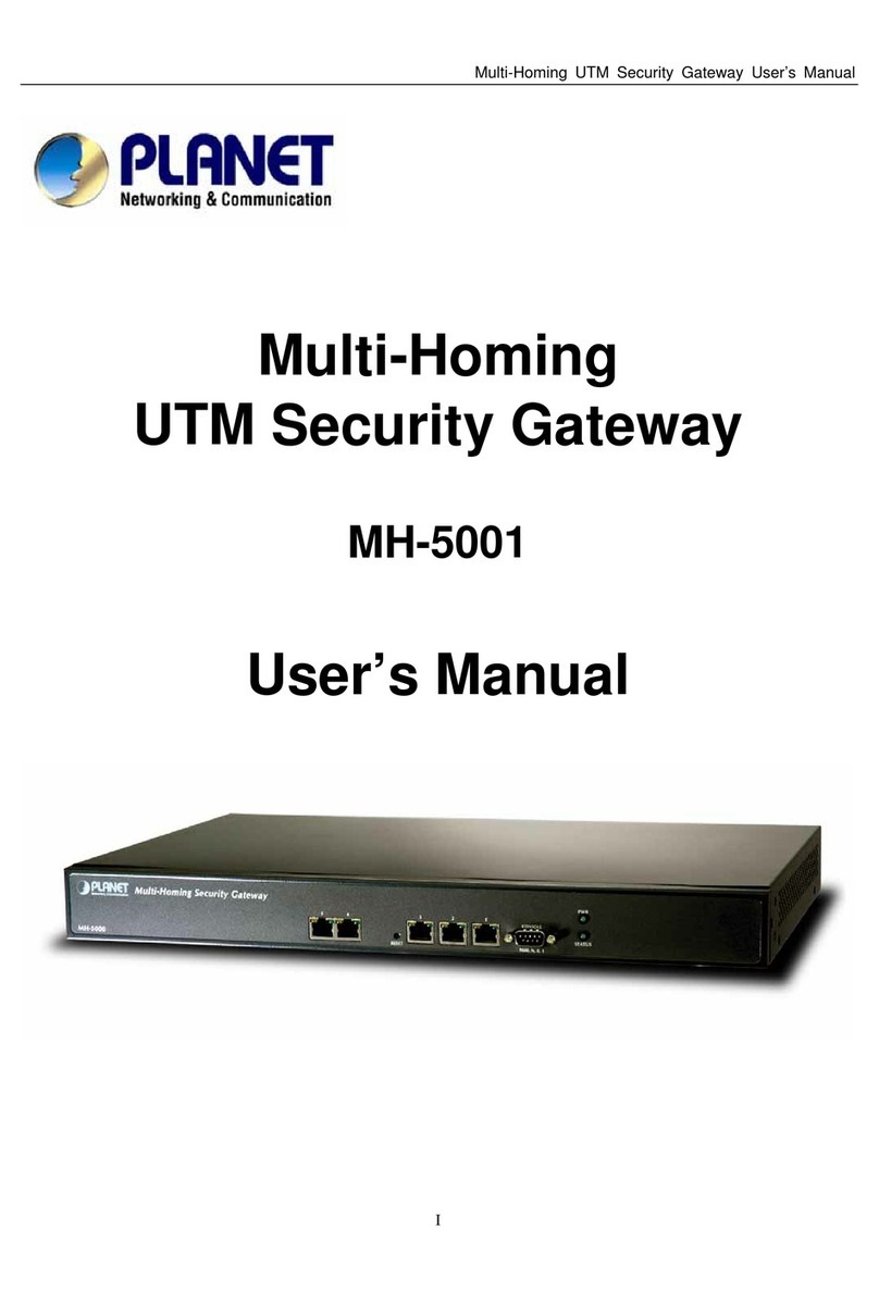 Planet Networking & Communication MH-5001 user manual Planet Networking & Communication MH-5001 user manual