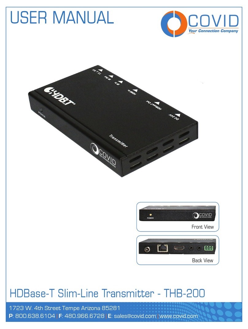 Covid THB-200 user manual