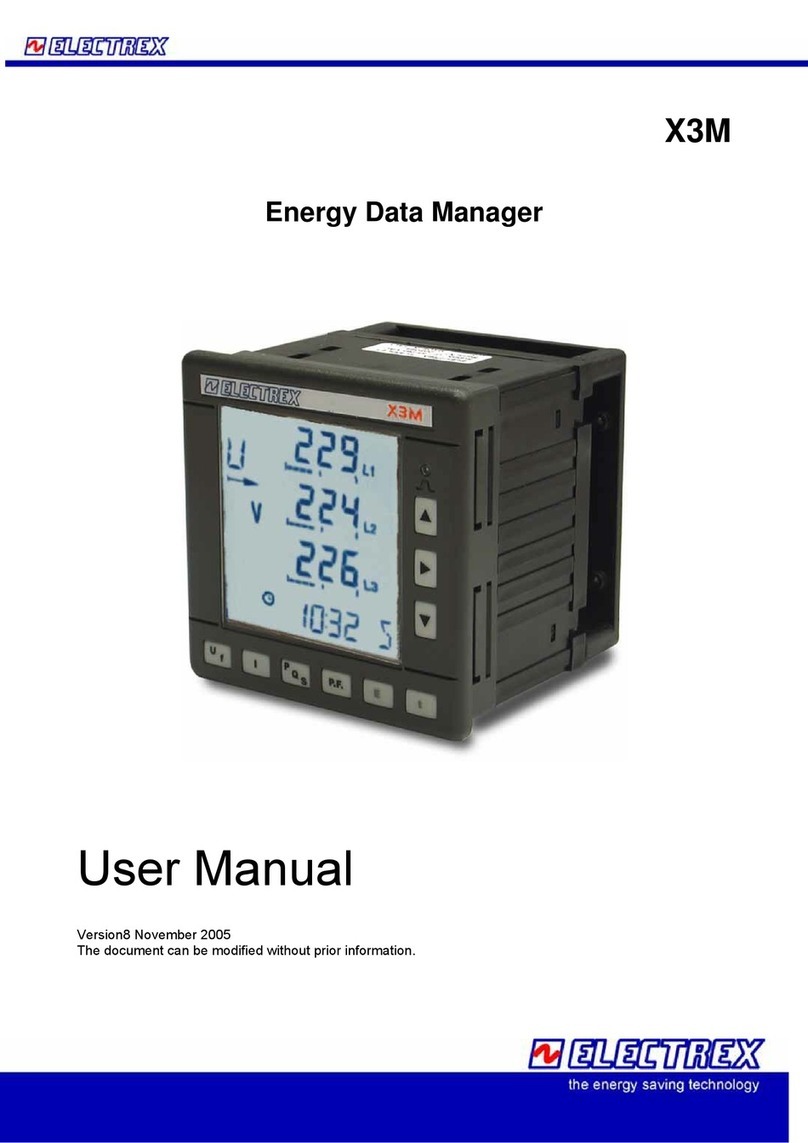 Electrex X3M user manual